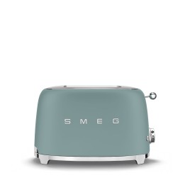 Smeg TSF01EGMEU tostadora 6 2 rebanada(s) 950 W Cromo, Verde