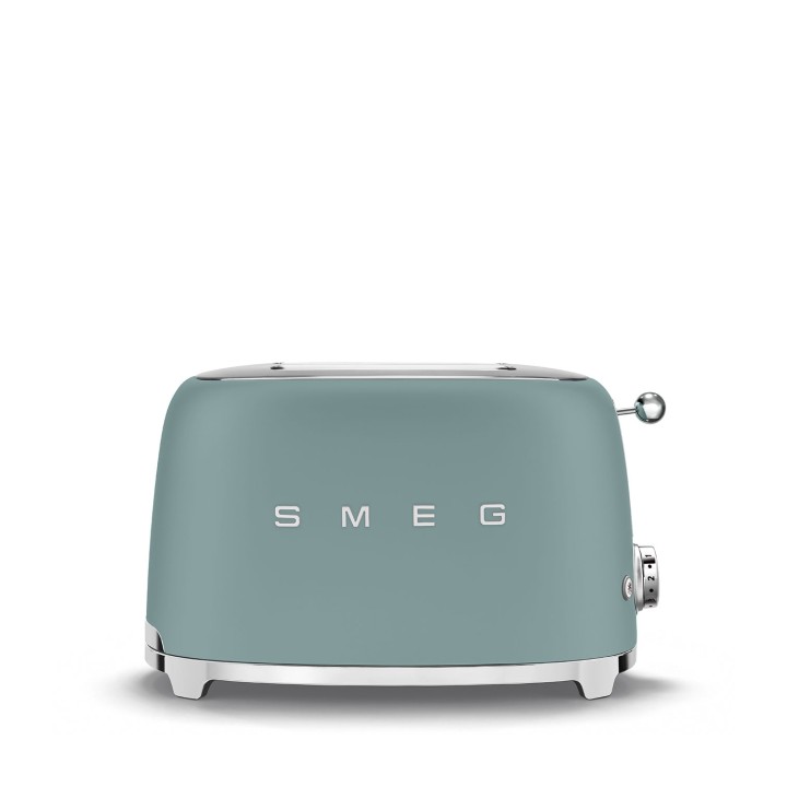 Smeg TSF01EGMEU tostadora 6 2 rebanada(s) 950 W Cromo, Verde