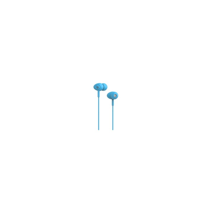 Sunstech POPSBL auricular y casco Auriculares Alámbrico Dentro de oído Música Azul