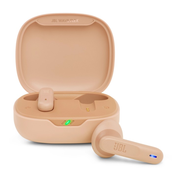 JBL Wave Flex Auriculares True Wireless Stereo (TWS) Dentro de oído Llamadas/Música/Deporte/Uso diario Bluetooth Beige