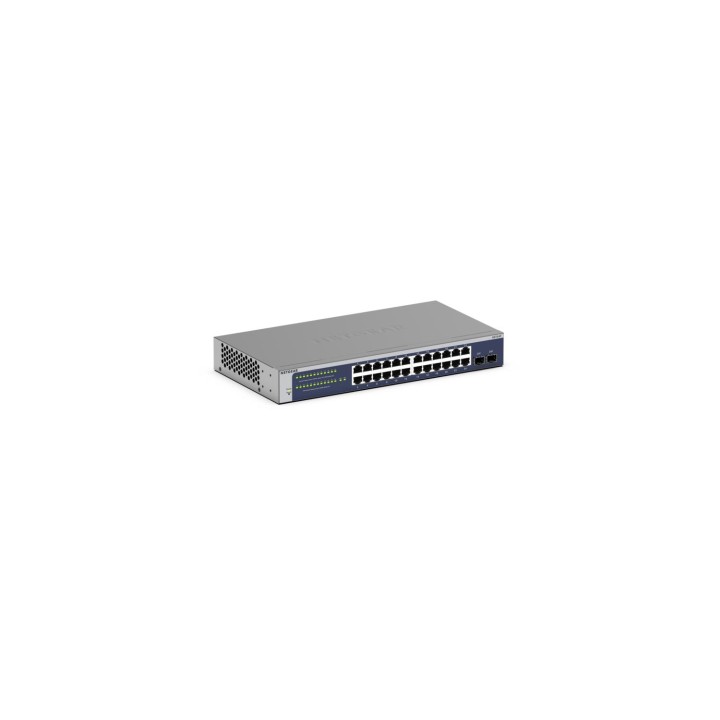 NETGEAR GS724Tv6 Gestionado L2+/L3 Gigabit Ethernet (10/100/1000) 1U Azul, Gris