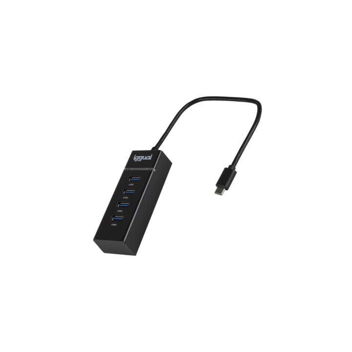 iggual Hub USB 3.0 tipo C x 4 puertos HUB-C-4p