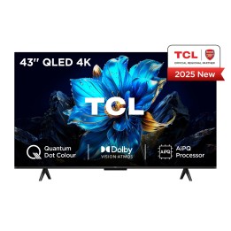 TCL P7K 43P7K Televisor 109,2 cm (43") 4K Ultra HD Smart TV Wifi Metálico 430 cd / m²