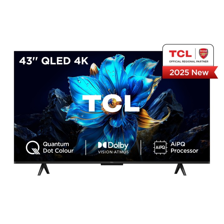 TCL P7K 43P7K Televisor 109,2 cm (43") 4K Ultra HD Smart TV Wifi Metálico 430 cd / m²