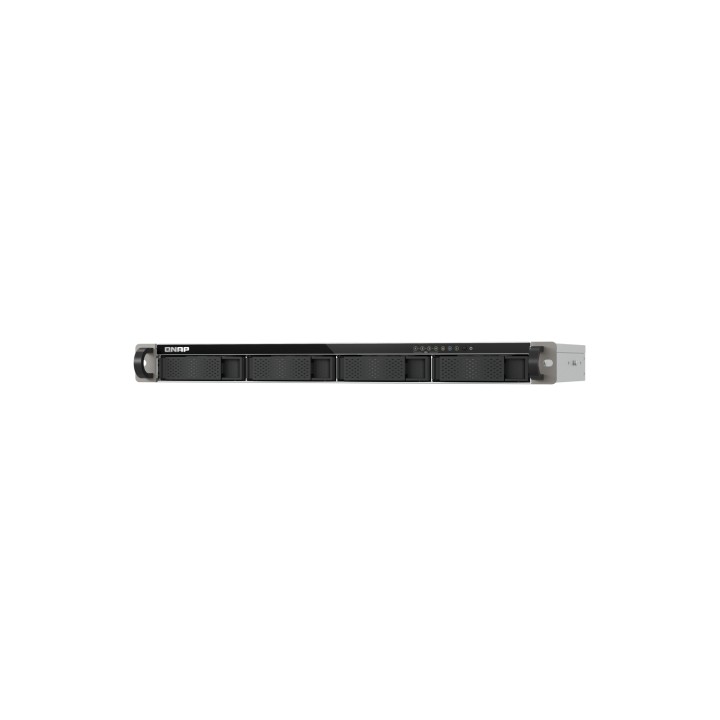 QNAP TS-433eU NAS Bastidor (1U) Cortex-A Cortex-A55 4 GB 0 TB QNAP Turbo System Negro
