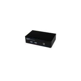 StarTech.com Conmutador Switch KVM 2 puertos HDMI con Hub Concentrador USB 2.0 Audio - 1920x1200 Negro