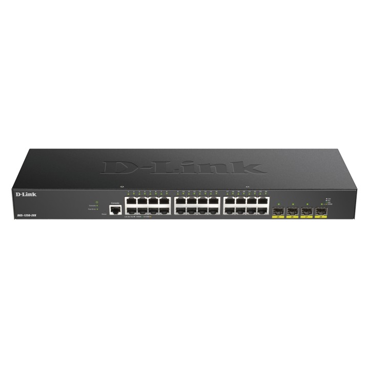 D-Link DGS-1250-28X Gestionado L3 Gigabit Ethernet (10/100/1000) Negro