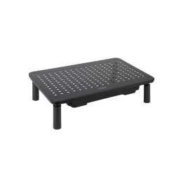 TooQ Soporte Elevador Multiusos para Monitor/Portátil, Negro