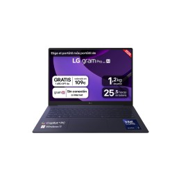 LG Gram Pro 16Z90TS-G.AU99B ordenador portatil Copilot+ PC Intel Core Ultra 9 288V Portátil 40,6 cm (16") 2.5K 32 GB