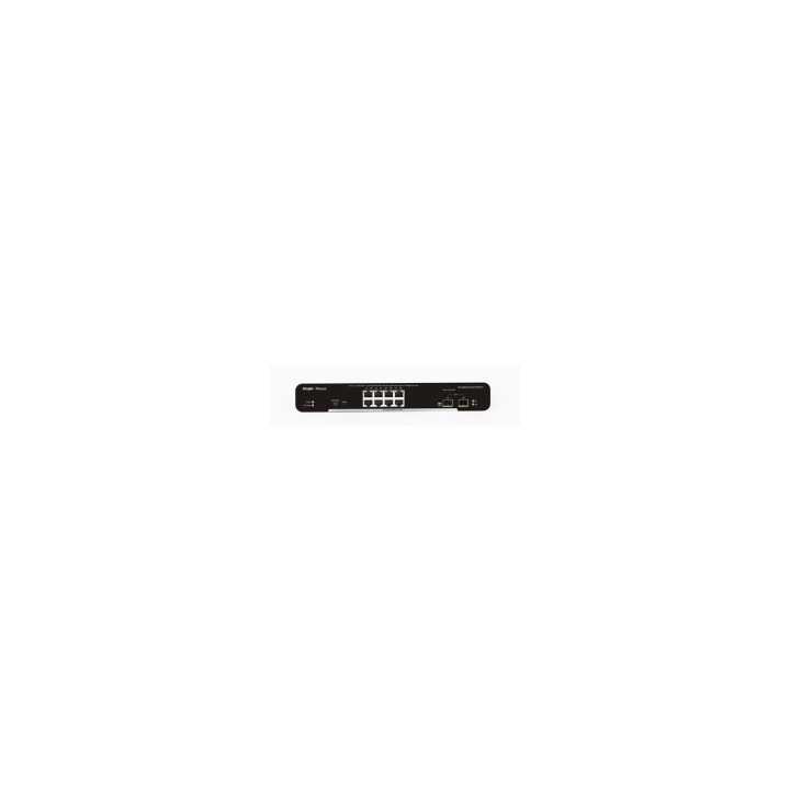 Ruijie Networks RG-NBS3100-8GT2SFP-P switch Gestionado L2 Gigabit Ethernet (10/100/1000) Energía sobre Ethernet (PoE) Negro