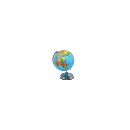 Poessa Globo Terraqueo 25 cm con meridiano Azul