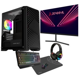 Zone Evil Core AMD Ryzen 5 4500/16GB/1Tb SSD Nvme RTX 3050 Windows 11 + Monitor 24 + Combo