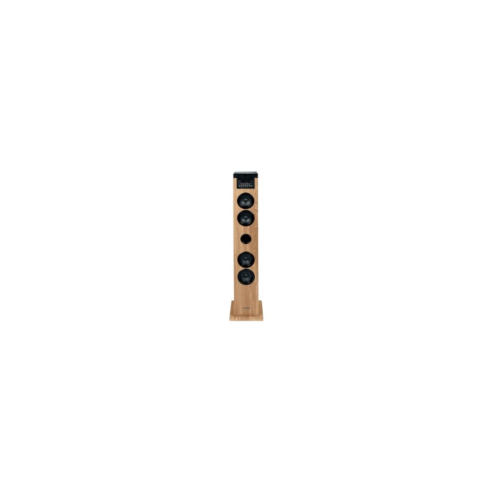 Thomson DS122CD sistema de audio para el hogar Torre de sonido para uso doméstico 10 W Negro, Madera