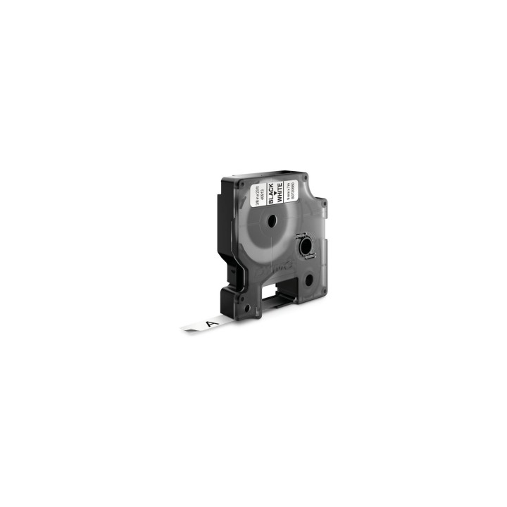DYMO D1 - Etiquetas estándar - Negro sobre blanco - 9mm x 7m