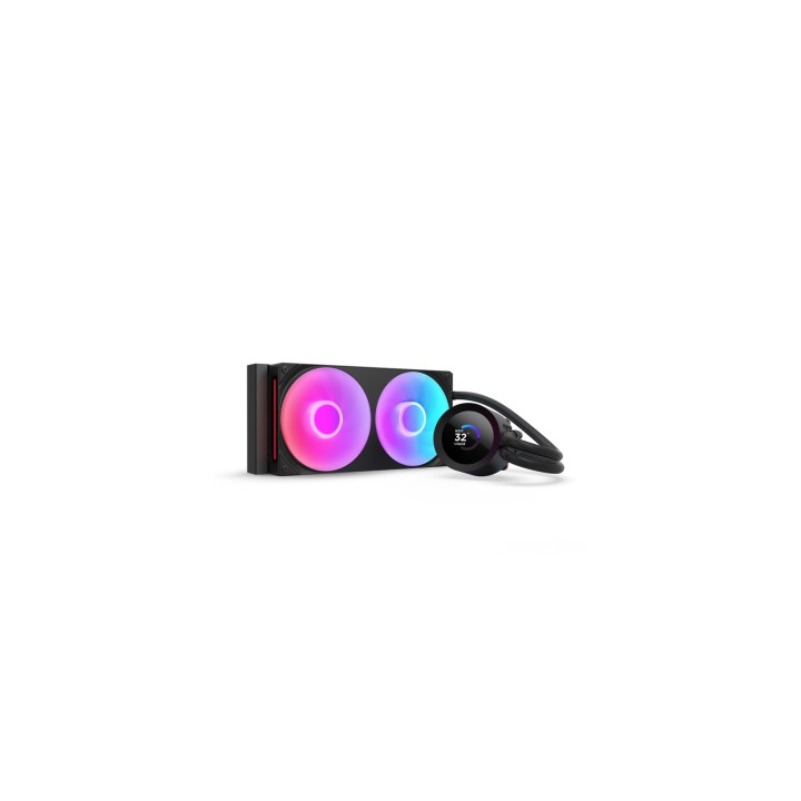 NZXT Kraken Plus RGB 240 Procesador Sistema de refrigeración líquida todo en uno 12 cm Negro