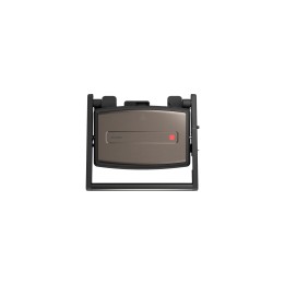 Aiwa KAMADO sandwichera 1500 W Negro, Acero inoxidable