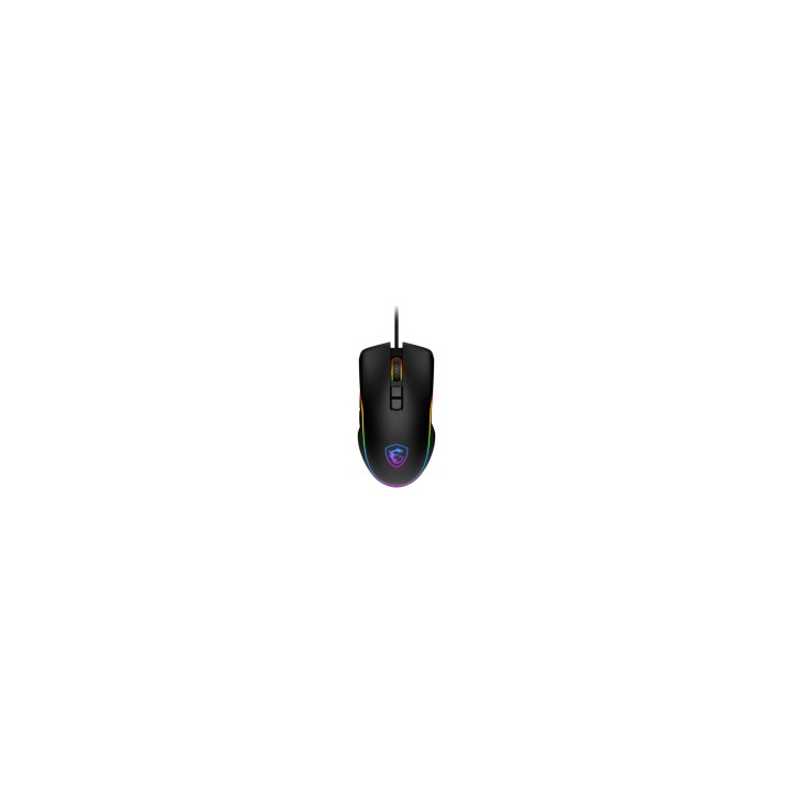 MSI FORGE GM300 ratón Juego Ambidextro USB tipo A Óptico 7200 DPI