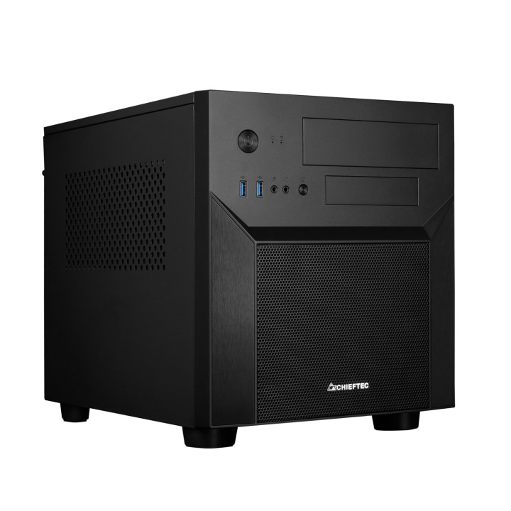 Chieftec CI-02B-OP carcasa de ordenador Cubo Negro
