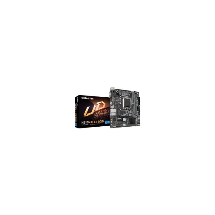 GIGABYTE H610M H V3 DDR4:(1700) 2DDR4 VGA HDMI DVI mATX