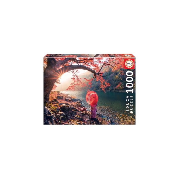 Educa Sunrise In Katsuma River Puzzle rompecabezas 1000 pieza(s) Paisaje