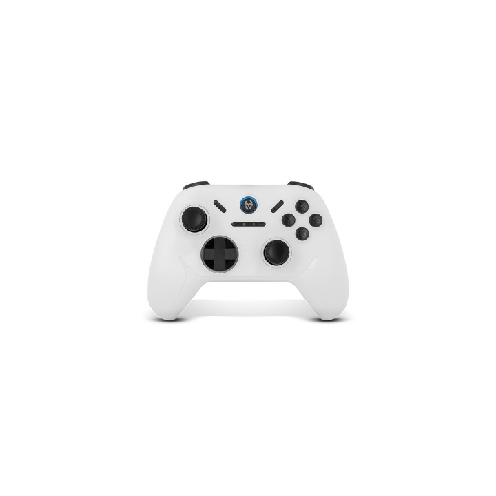 Krom Kadoer Blanco Bluetooth/USB Palanca de mando Digital Android, Nintendo Switch, Nintendo Switch 2, PC, iOS