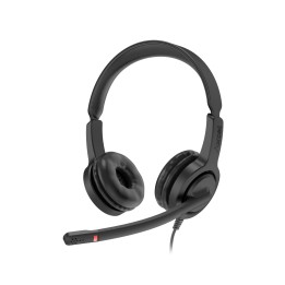 Axtel VOICE UC28 stereo USB-A Auriculares Alámbrico Diadema Oficina/Centro de llamadas USB tipo A Negro