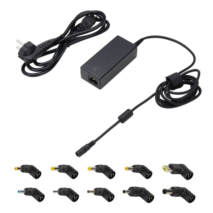 Ewent EW3968 adaptador e inversor de corriente Interior 655 W Negro