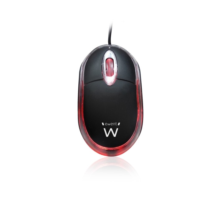 Ewent EW3174 ratón Oficina Ambidextro USB tipo A Óptico 1000 DPI