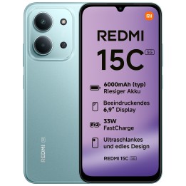 Xiaomi Redmi 15C 5G 4/128Gb Verde Smartphone