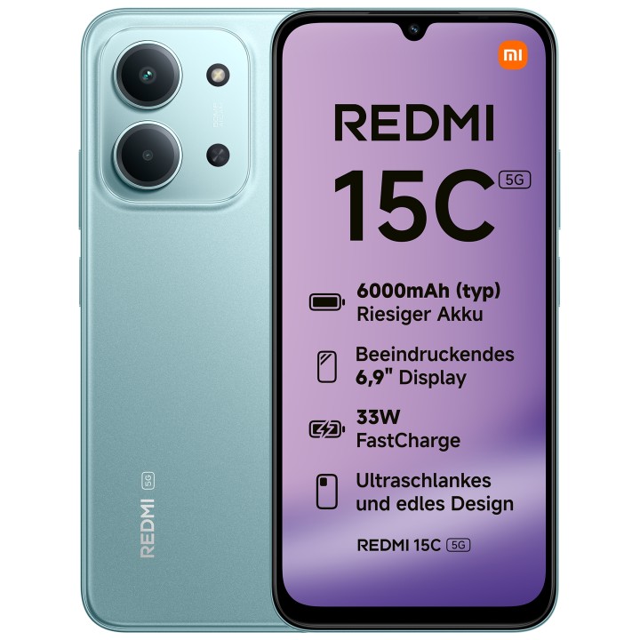 Xiaomi Redmi 15C 5G 4/128Gb Verde Smartphone