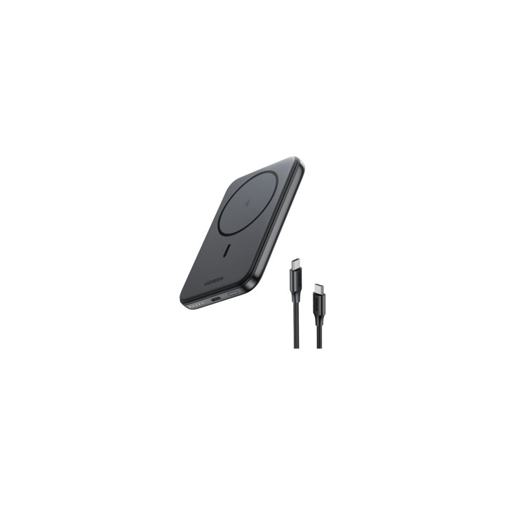 Ugreen 25207 batería externa 5000 mAh Cargador inalámbrico Negro