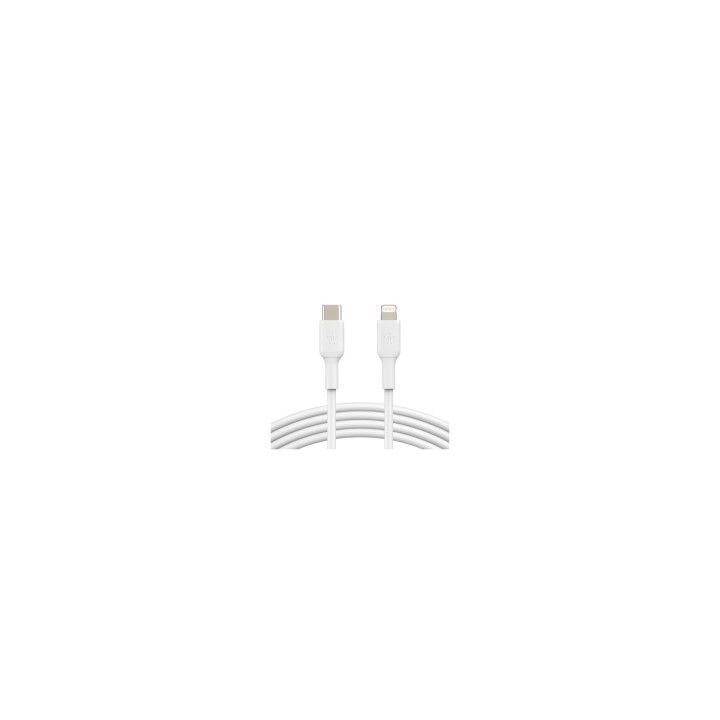 Cable Belkin CAA003BT1MWH cable de conector Lightning 1 m Blanco CAA003BT1MWH