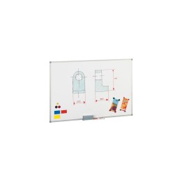 FAIBO Pizarra metálica blanca 60x90 cm.