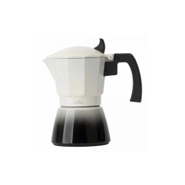 JATA HCAF2406 cafetera manual Cafetera italiana 0,3 L Negro, Blanco