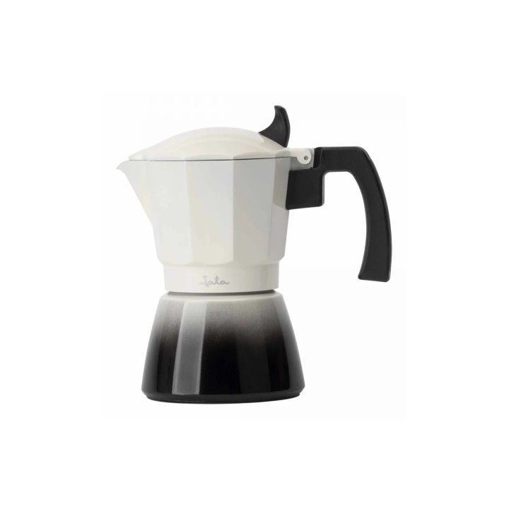 JATA HCAF2406 cafetera manual Cafetera italiana 0,3 L Negro, Blanco
