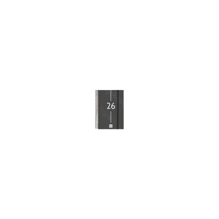 Finocam 741096026 agenda Agenda diaria Negro