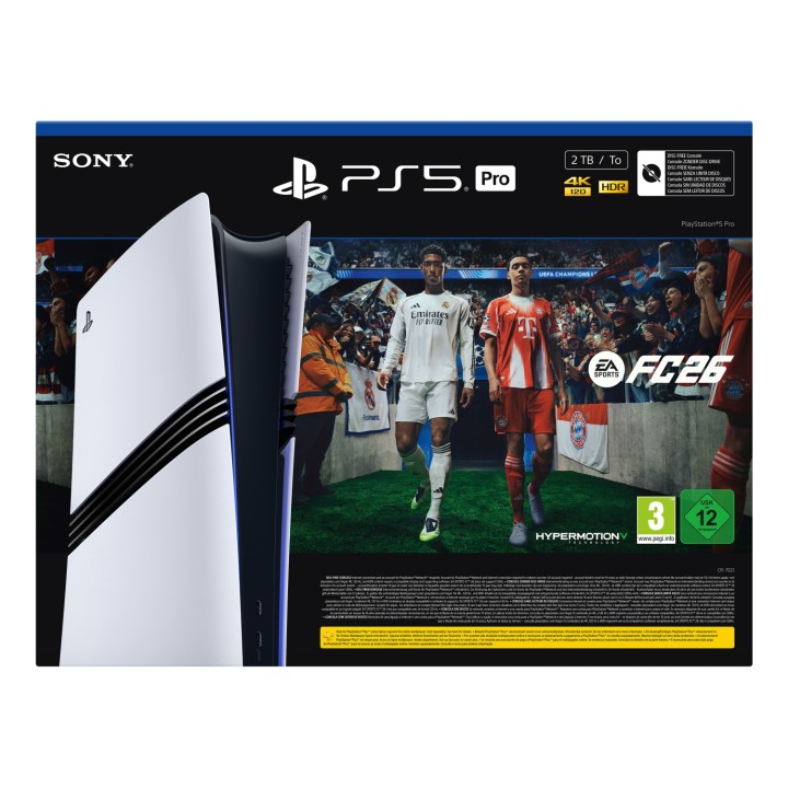 Sony Pack de consola PlayStation 5 Pro 2 TB con EA SPORTS FC 26