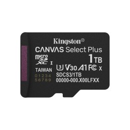 Kingston Technology 1TB micSDXC Canvas Select Plus Gen3 150R A1 (Adaptador de SD no incluido)