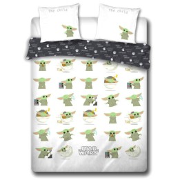Funda nordica Baby Yoda The Mandalorian Star Wars algodon cama 135cm