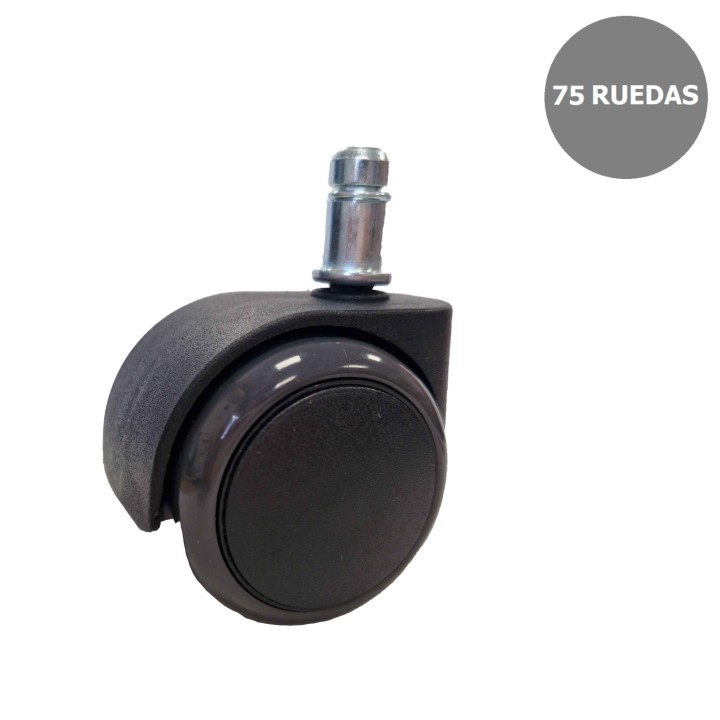 Piqueras y Crespo Kit de 75 ruedas engomadas de 50 mm perno 11 mm