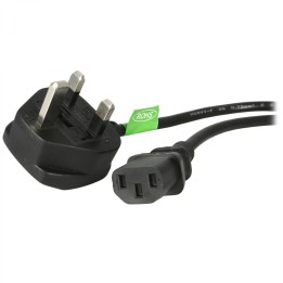 StarTech.com Cable de 1,8m de Alimentación de Ordenador, 18AWG, BS 1363 a C13, 10A 250V, Cable de Alimentación de Repuesto,