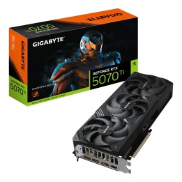 GIGABYTE GeForce RTX 5070 Ti WINDFORCE SFF 16G Tarjeta Gráfica - 16GB GDDR7, 256bit, PCI-E 5.0, 2452 MHz Frecuencia del núcleo,