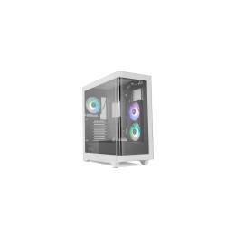 NOX Hummer ETHER Midi Tower Negro, Blanco