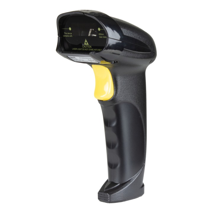 iggual L1DBT-G-AX Lector de códigos de barras portátil 1D Laser Negro
