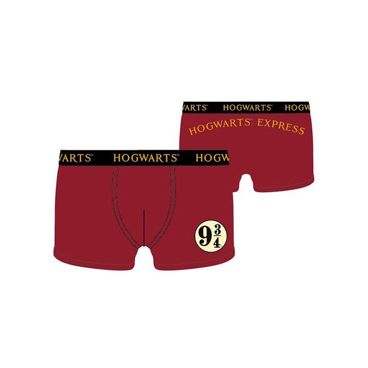 Calzoncillos boxer Harry Potter Hogwarts Express Platform 9 3/4 adulto