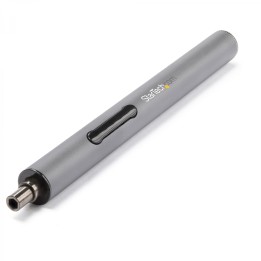 StarTech.com Destornillador electrico con juego de 55 puntas de precision a pilas plata