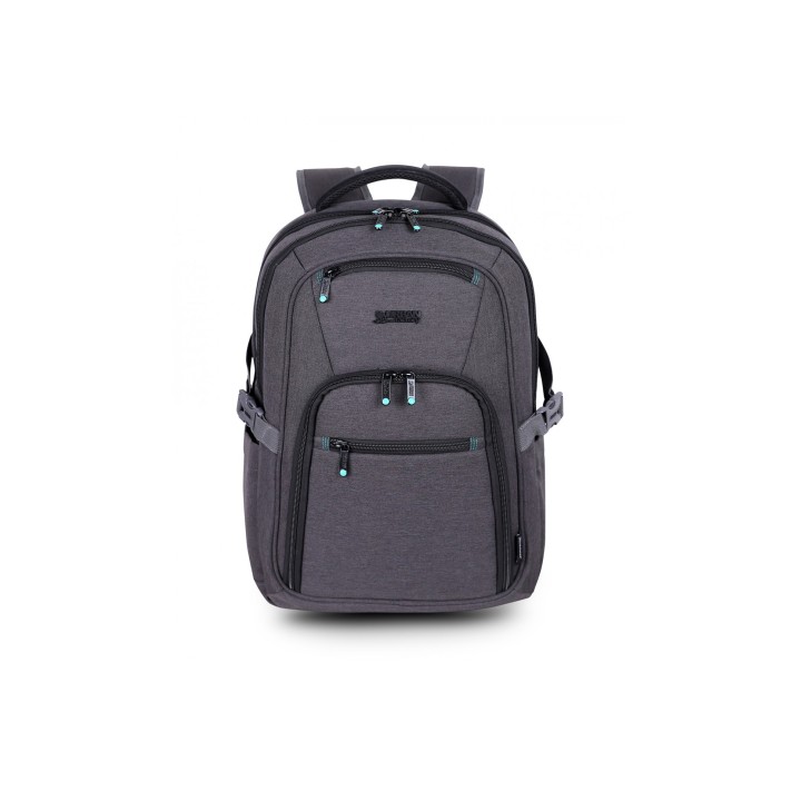 Urban Factory HTE15UF mochila Mochila de viaje Negro, Gris Poliéster, Tereftalato de polietileno (PET)