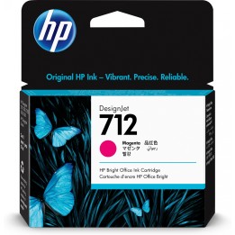 Hp 712 Cartucho de tinta original rendimiento estandar magenta