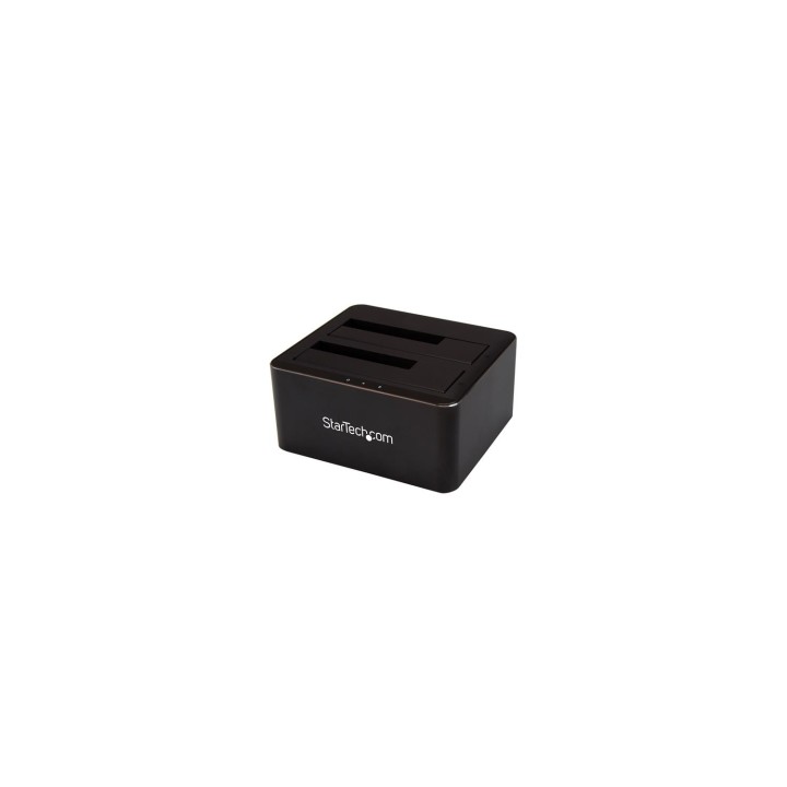 StarTech.com Docking Station USB 3.1 de 2 BahÍ­as SATA de 2,5 o 3,5 Pulgadas para SSD o Disco Duro Base de Conexión para