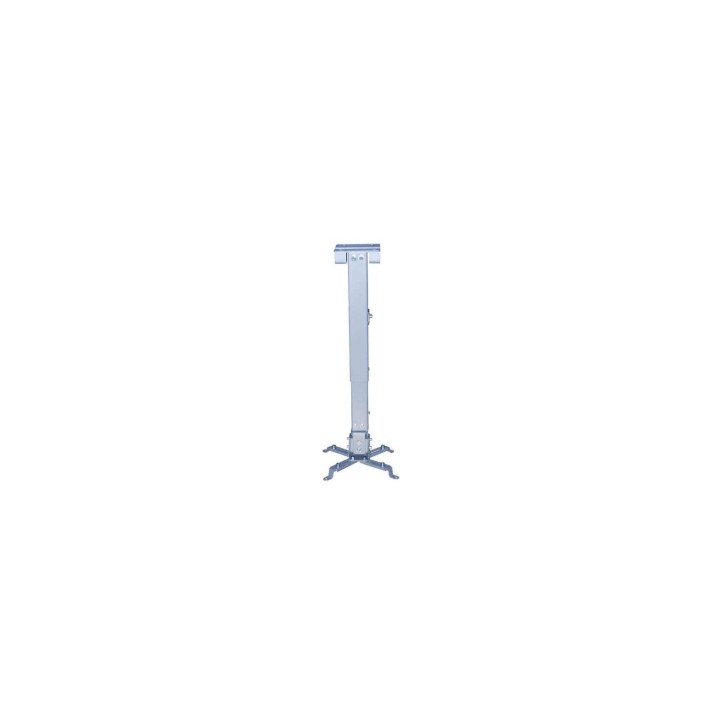 TOOQ PJ2012T-S SOPORTE PARA PROYECTOR UNIVERSAL INCLINABLE DE TECHO PLATA